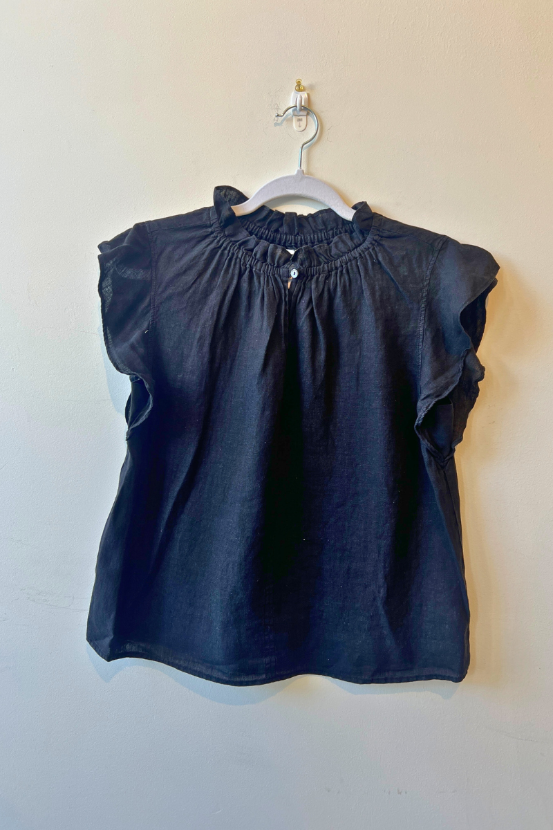 Velvet, Semira Woven Linen Top