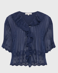 Gerard Darel , Ceylia Top- Navy