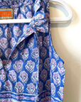 La Plage, Sunny Days Short Dress-Feather Periwinkle