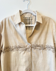 Runaway Bicycle, Lois Embroidered Jacket - Sand
