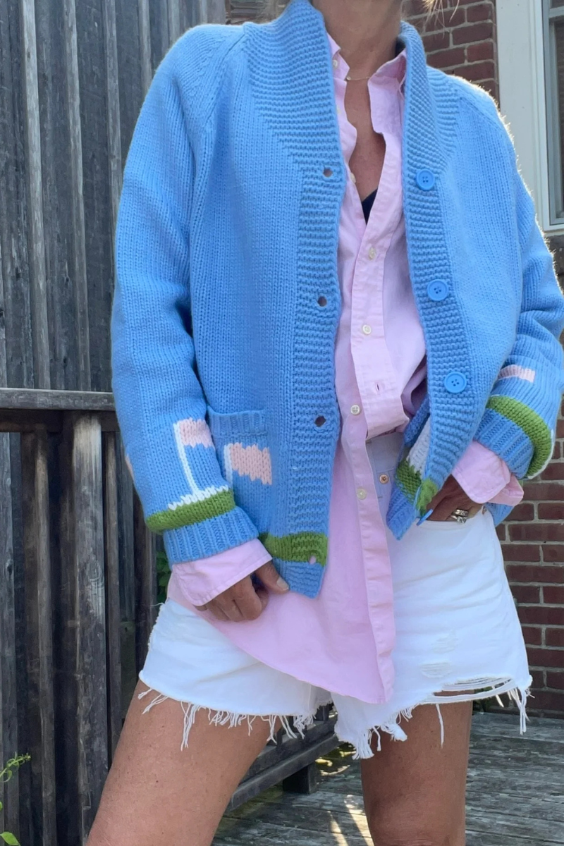 Varsity Par-Tee Golf Cart Cardigan