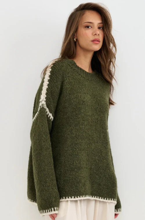 Cleo Sweater Khaki