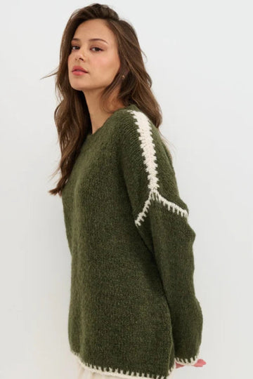 Cleo Sweater Khaki