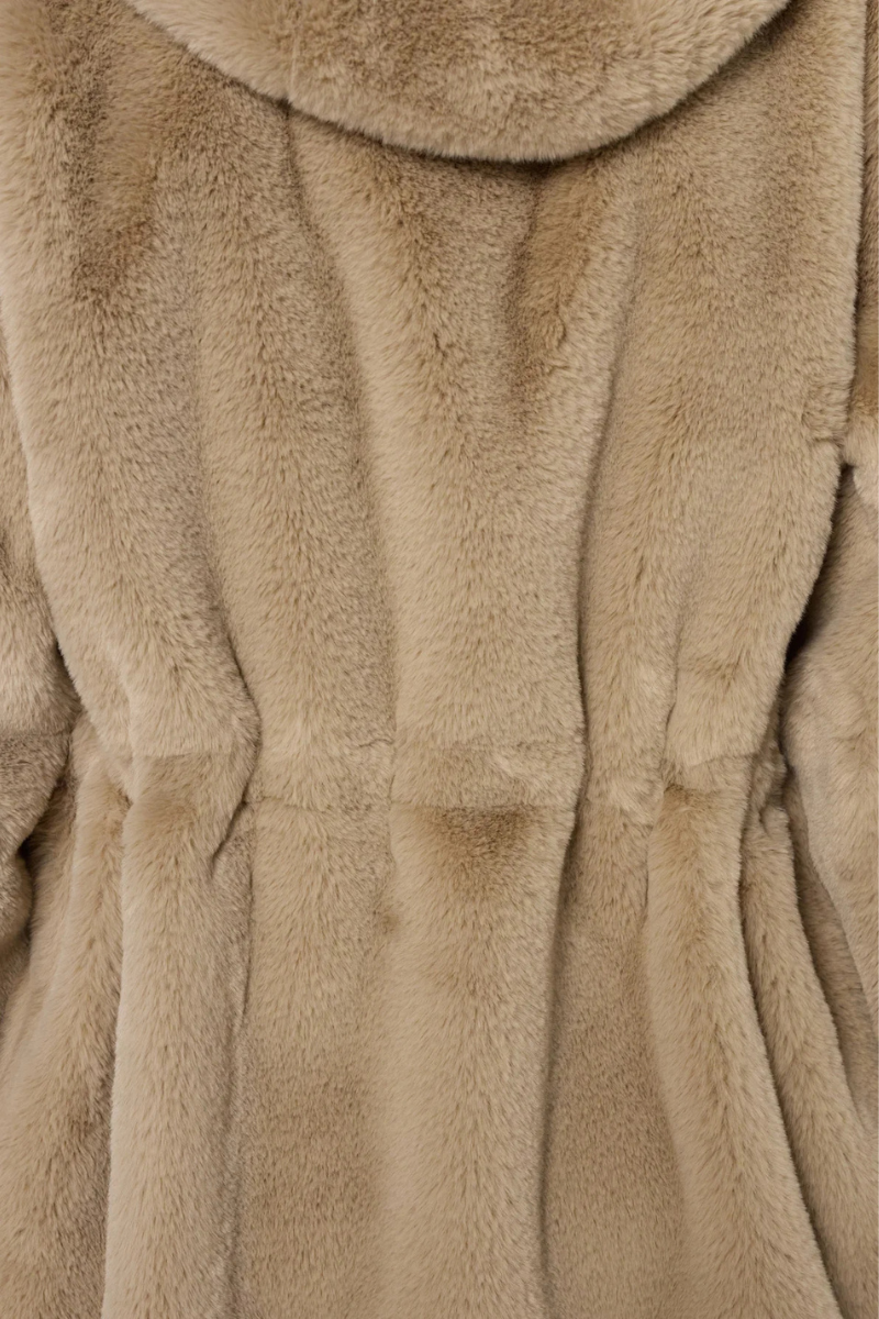 Gerard Darel, Mayline Reversible Faux Fur Parka - Vert Kaki