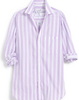 Frank & Eileen, Joedy Button-Up Shirt- Purple/Pink Multi Stripe