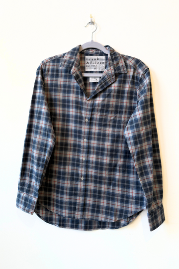 Frank and Eileen, Eileen Relaxed Button-Up Shirt - Grey and Red Plaid