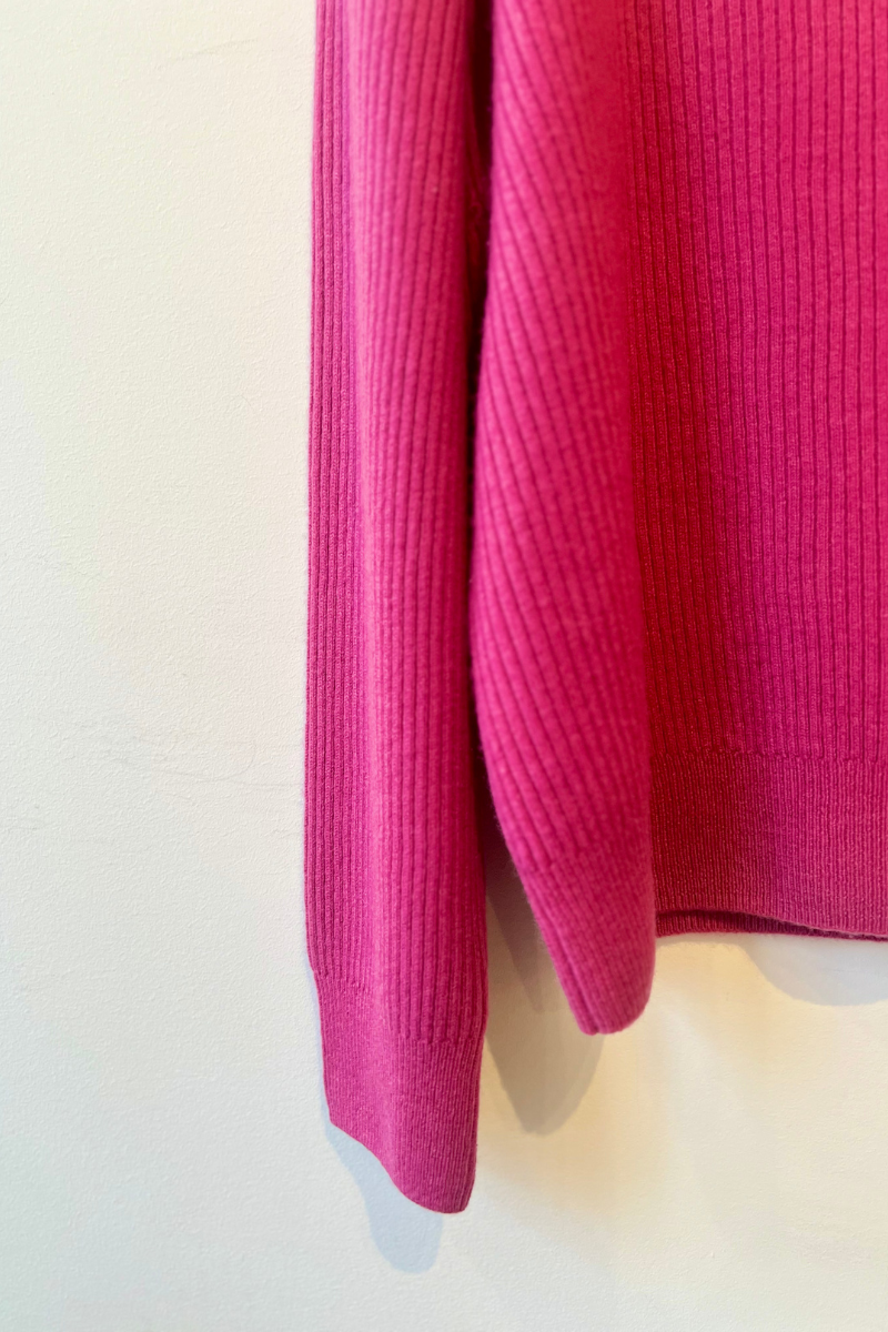 Cashmere thin Ribbed Lounge Sweater