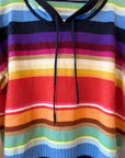 Cashmere Multi-Stripe Hoodie
