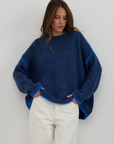 Charli, Cleo Sweater- Navy