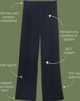 Frank & Eileen, Westport Illusion Pants-Black