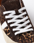 D.A.T.E. Hill Low Leopard Sneakers-White