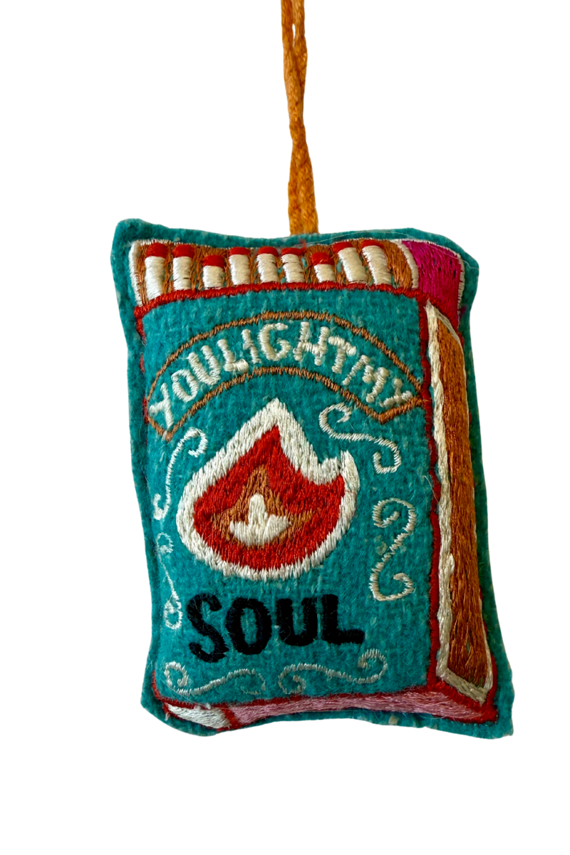 Indaba, Light My Soul Embroidered Decoration