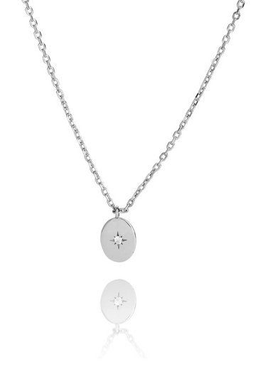 The Makery, Silver North Star Necklace