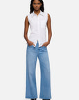 7 For All Mankind, Lotta Ankle Petite Jeans-Dewdrop
