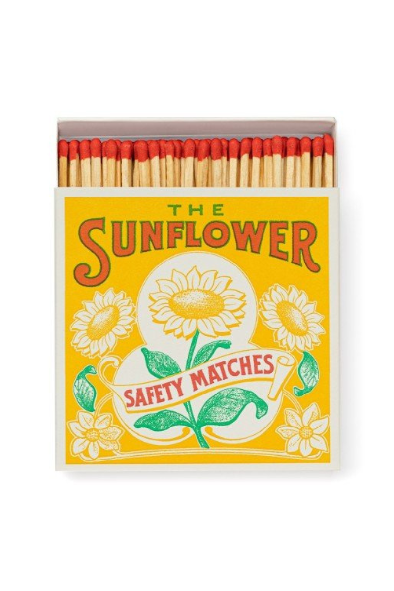 Archivist Gallery, Luxury Square Matchbox- Sunflower