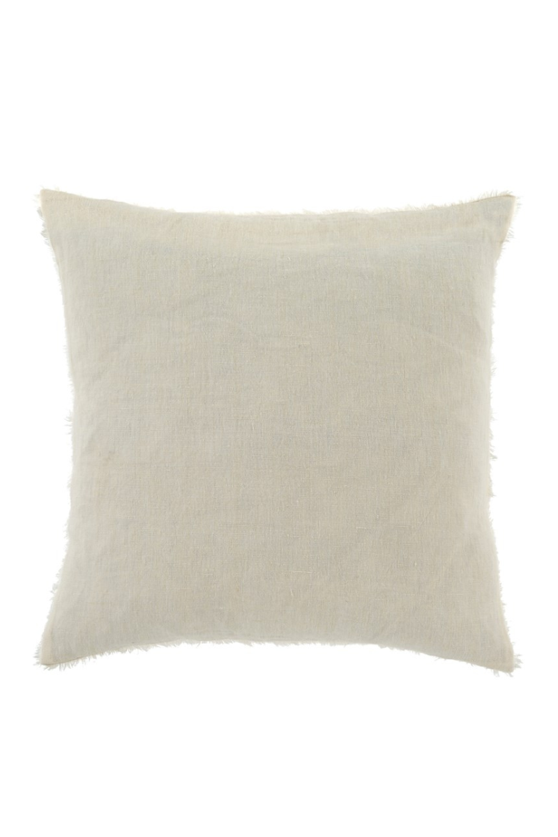 Indaba, Lina Linen Pillow-Ivory