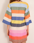 lemlem, Belkis V- Neck Caftan- Pariti Fiesta