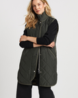 Adroit, Destiny Quilted Long Vest