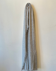 Cashmere Lurex Scarf- Grey