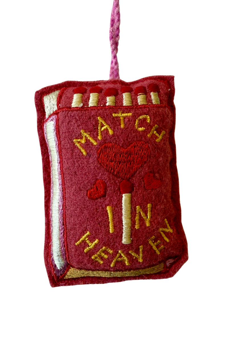 Indaba, Match In Heaven Embroidered Decoration