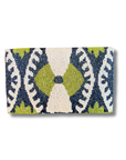 Tiana, Fold Over Clutch-Navy/Lime/White