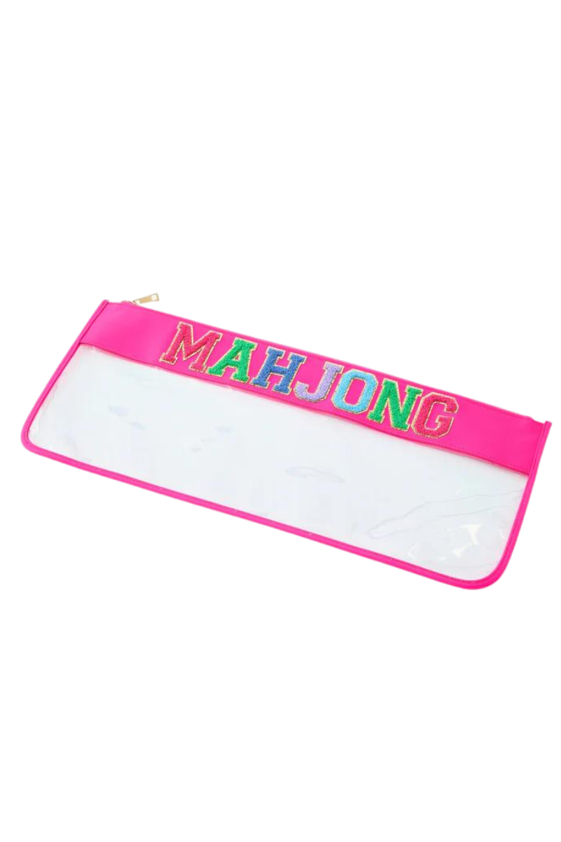 Oh My Mahjong, Mahjong Bag- Navy/Pink