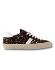 D.A.T.E. Hill Low Leopard Sneakers-White