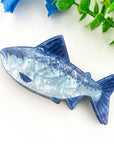 Sea Bass Fish Acrylic Printed Hair Claw