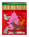 Archivist Gallery, Luxury Square Matchbox-Woodland Christmas Tree