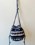 Guanabana, Mitra Bag with Macrame Strap
