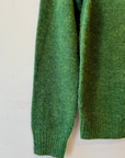 Quenna, Flying Mallard Crew Neck Sweater-Green