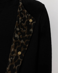 Gerard Darel, Matilda Reversible Plain and Leopard Coat - Marron