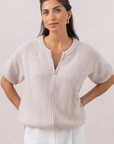 Charli, Gabi Zip Cardigan