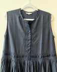 Runaway Bicycle, Iris Dress- Charcoal