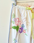 Relax R, Arco Embroidered Track Pants- Multi