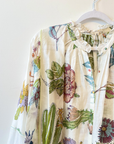 Injiri, Herbarium Shirt-Off white Floral