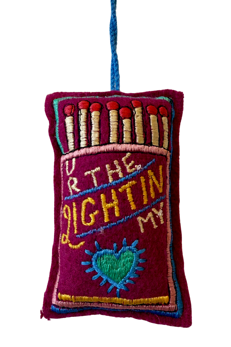 Indaba, Light In My Heart Embroidered Decoration