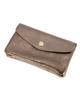 LC, Twin Cowhide Leather Pouch