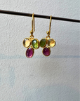 Schmuckoo, Three Gemstone Earrings