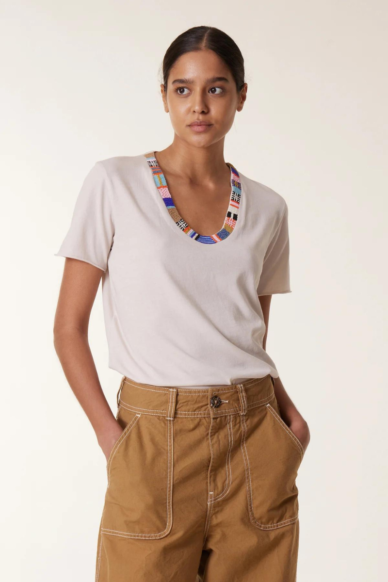 Leon & Harper, Tizia Beads T-Shirt