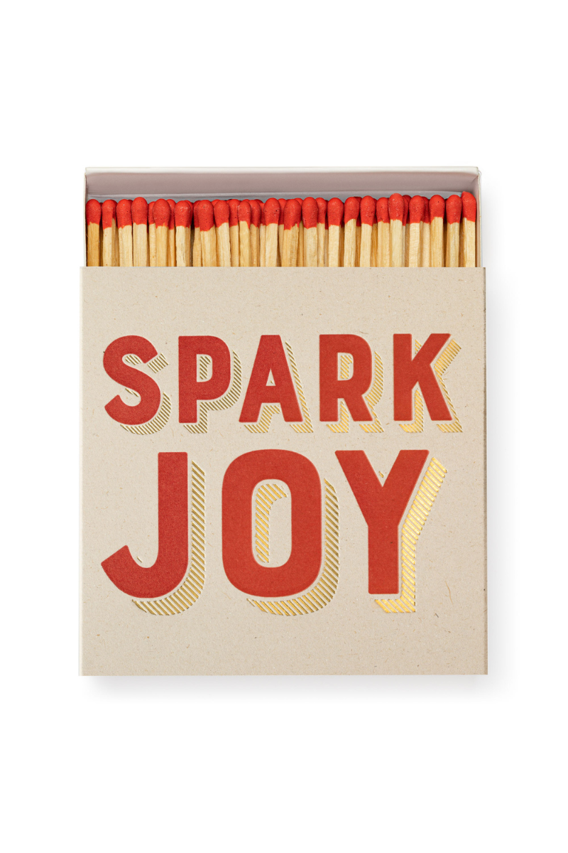 Archivist Gallery, Luxury Square Matchbox- Spark Joy