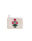 Beaded Coin purse - FLOWER
