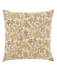 Indaba, Carolina Block Print Pillow-Yellow