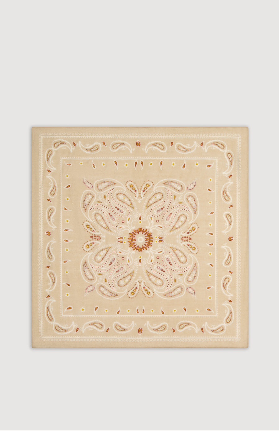 Hartford, Bandana Woven Scarf-Heather Beige