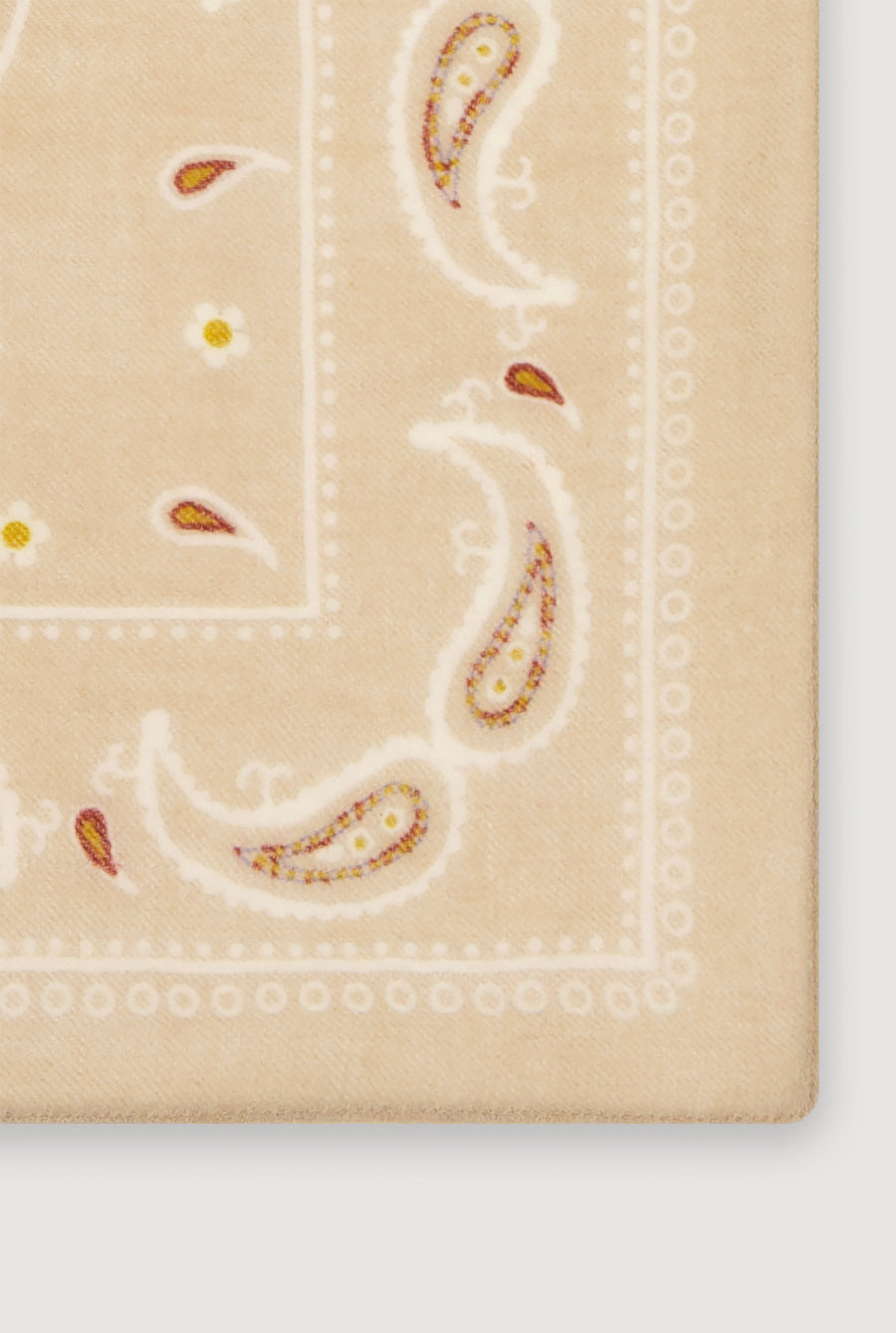 Hartford, Bandana Woven Scarf-Heather Beige
