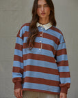 Study Hall Stripe Rugby Pullover