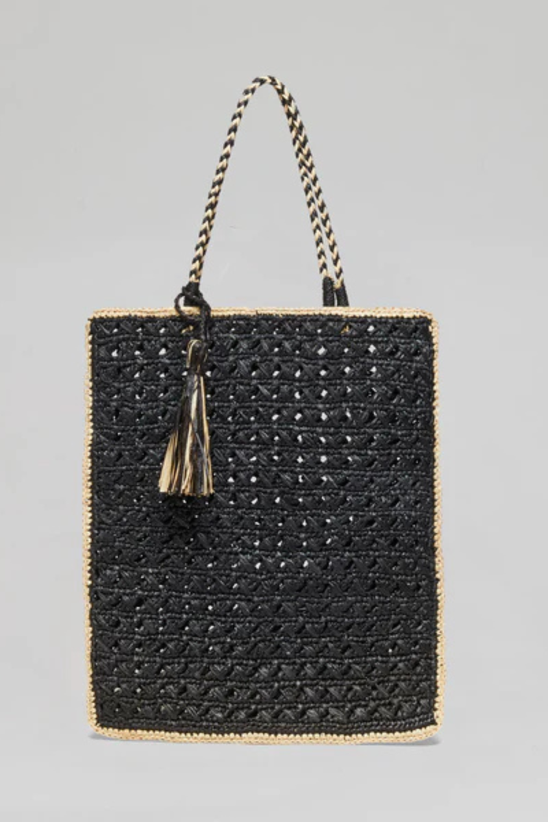 Maison N.H Paris, Siena Grand Tote Bag - Black