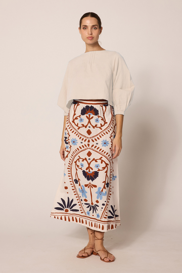 Cleobella, Juliet Ankle Skirt - Liliana Print
