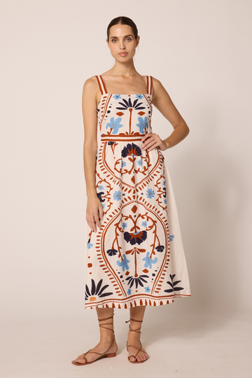 Cleobella, Carmen Midi Dress - Liliana Print