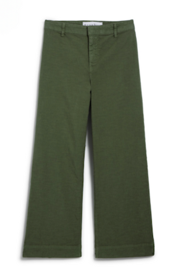 Frank & EIleen, Wexford Wide Leg Linen Pant-Hunter Green